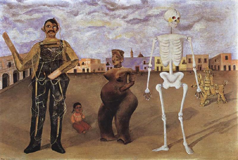 Frida Kahlo Four Inhabitants of Mexico oil painting image